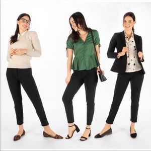 Betabrand Skinny-Leg Cigarette Dress Pant Yoga Pants